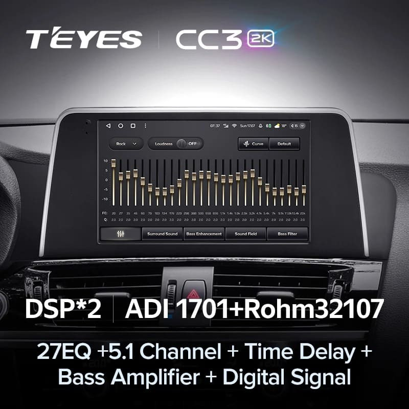 Штатная магнитола Teyes CC3 2K 4/32 BMW X3 F25 CIC (2010-2014)