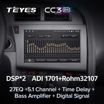 Штатная магнитола Teyes CC3 2K 4/64 Audi RS6 2 (2007-2012)