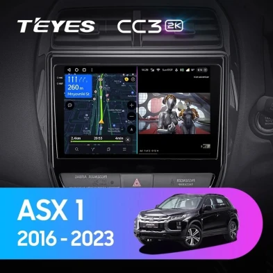 Штатная магнитола Teyes CC3 2K 4/64 Mitsubishi ASX (2016-2026) Тип-B Правый руль