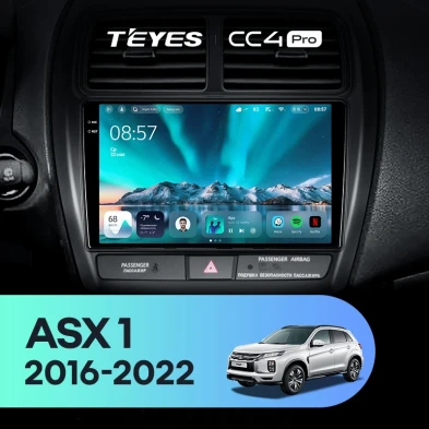 Штатная магнитола Teyes CC4 Pro 8/128 Mitsubishi ASX (2016-2026) Тип-B