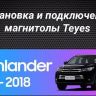 Штатная магнитола Teyes CC3 2K 6/128 Toyota Highlander 3 XU50 (2013-2018) F2 с кнопками