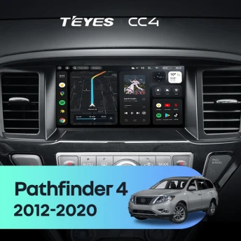Штатная магнитола Teyes CC4 8/128 Nissan Pathfinder 4 R52 (2012-2020) F1