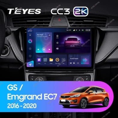 Штатная магнитола Teyes CC3 2K 4/32 Geely GS (2016-2020) F2