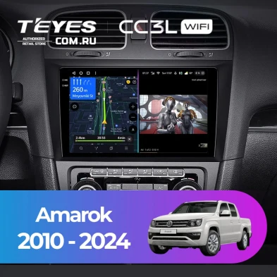 Штатная магнитола Teyes CC3L WiFi 2/32 Volkswagen Amarok (2010-2024)