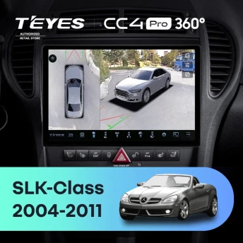 Штатная магнитола Teyes CC4 Pro 360 8/128 Mercedes-Benz SLK-Class R171 (2004-2011) (11")