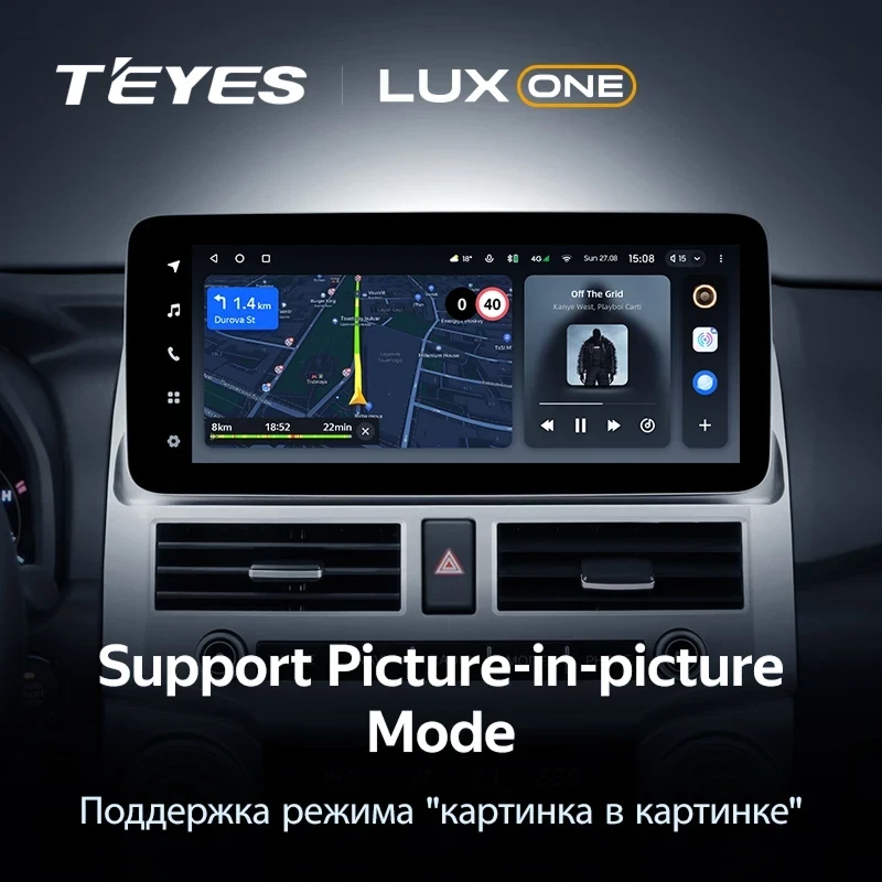 Штатная магнитола Teyes LUX ONE 6/128 Toyota 4Runner 5 N280 (2009-2024)