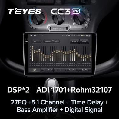 Штатная магнитола Teyes CC3 2K 4/64 Toyota Echo (1999-2005) F1