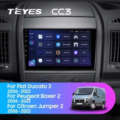 Штатная магнитола Teyes CC3 4/32 Peugeot Boxer 2 (2006-2022)