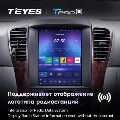 Штатная магнитола Tesla style Teyes TPRO 2 3/32 Kia Sorento BL (2002-2006)