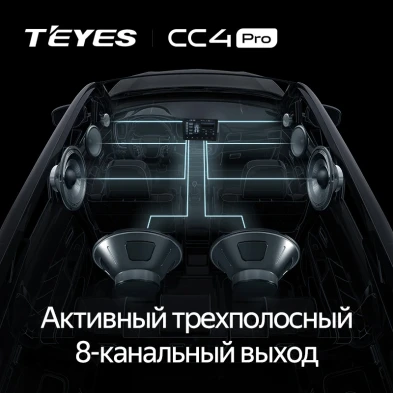 Штатная магнитола Teyes CC4 Pro 12/256 Toyota Succeed (2002-2014) Правый руль