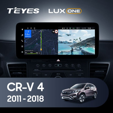 Штатная магнитола Teyes LUX ONE 4/64 Honda CR-V 4 RM RE (2011-2018) Тип-C
