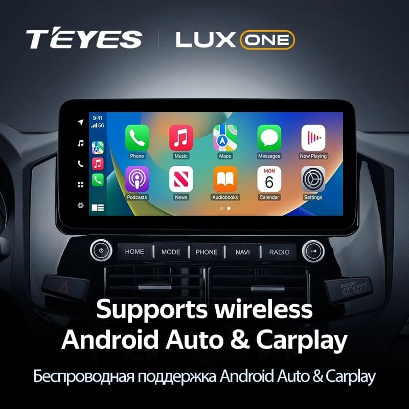 Штатная магнитола Teyes LUX ONE 6/128 Mitsubishi Pajero 4 V80 V90 (2006-2024) Тип-B