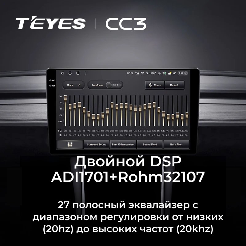 Штатная магнитола Teyes CC3 4/32 Toyota Ipsum 1 (1996-2001) (0din)