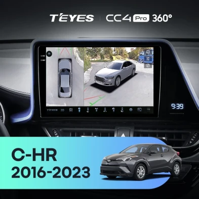 Штатная магнитола Teyes CC4 Pro 360 8/128 Toyota C-HR 1 (2016-2023) F2
