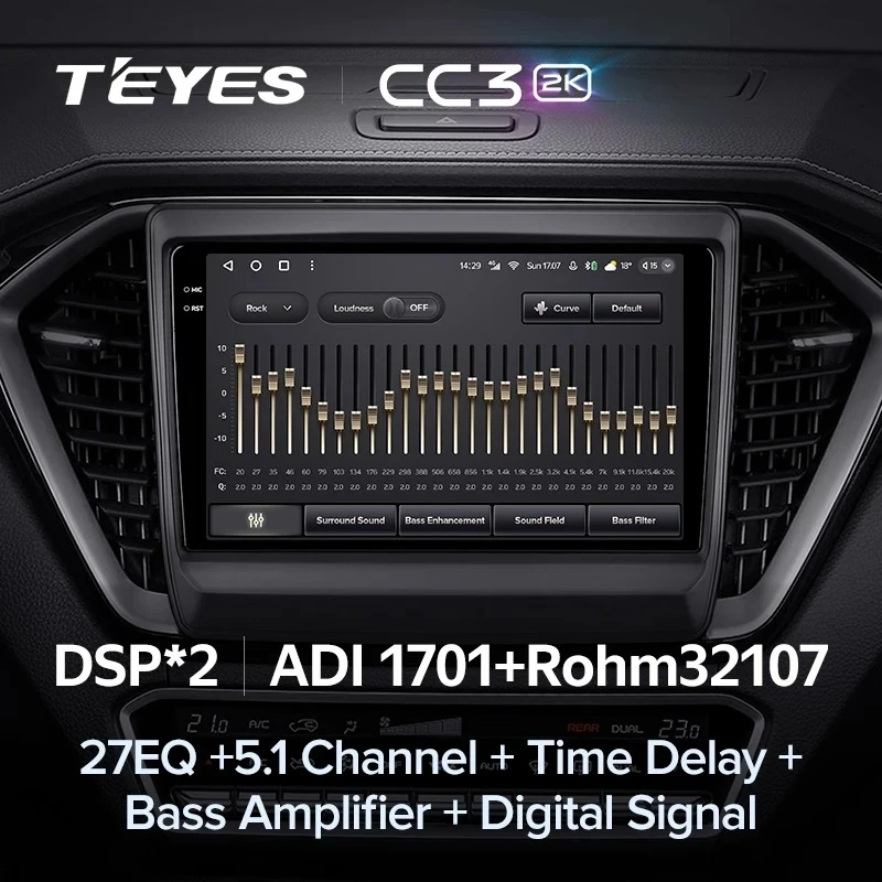 Штатная магнитола Teyes CC3 2K 4/64 lsuzu D-MAX 3 RG (2019-2023)