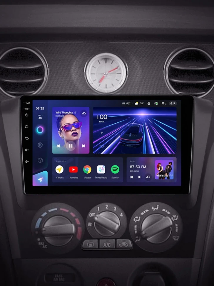 Штатная магнитола Teyes CC3 4/32 Mitsubishi Outlander 1 (2002-2008) F1