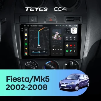 Штатная магнитола Teyes CC4 6/64 Ford Fiesta Mk5 (2002-2008)