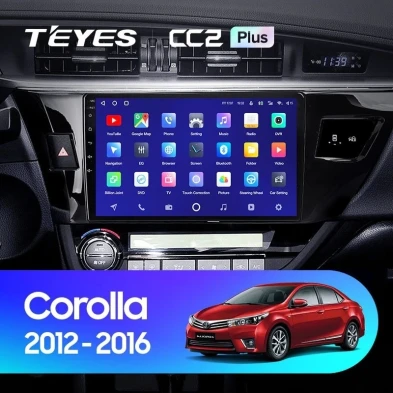 Штатная магнитола Teyes CC2L Plus 1/16 Toyota Corolla (2012-2016) Тип-B