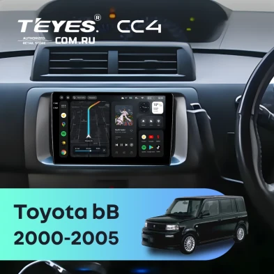 Штатная магнитола Teyes CC4 8/128 Toyota bB 1 (2000-2005)