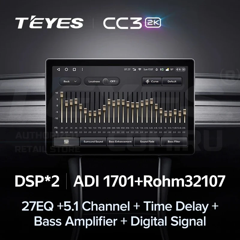 Штатная магнитола Teyes CC3 2K 4/64 Renault Duster (2015-2021) F1 (13")