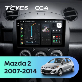 Штатная магнитола Teyes CC4 6/64 Mazda 2 DE (2007-2014)