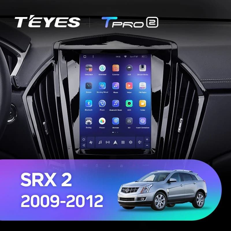 Штатная магнитола Tesla style Teyes TPRO 2 4/32 Cadillac SRX 2 (2009-2012)
