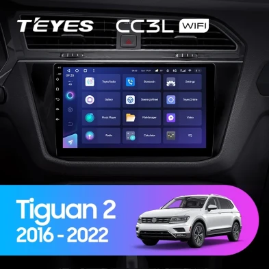 Штатная магнитола Teyes CC3L WiFi 2/32 Volkswagen Tiguan 2 (2016-2022) Тип-B