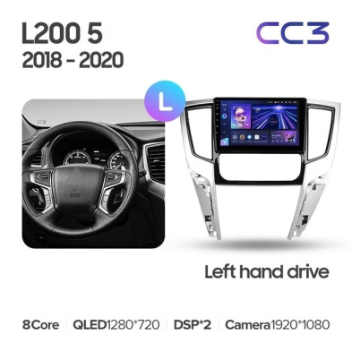 Штатная магнитола Teyes CC3L 4/32 Mitsubishi L200 5 (2018-2020) F2