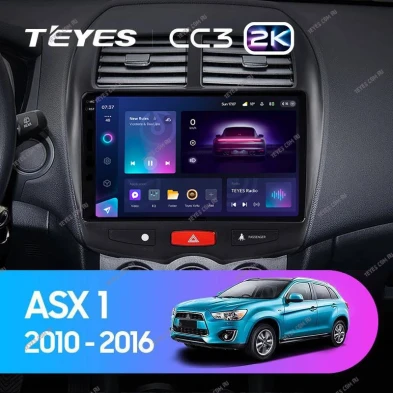 Штатная магнитола Teyes CC3 2K 6/128 Mitsubishi ASX 1 (2010-2016) Тип-B