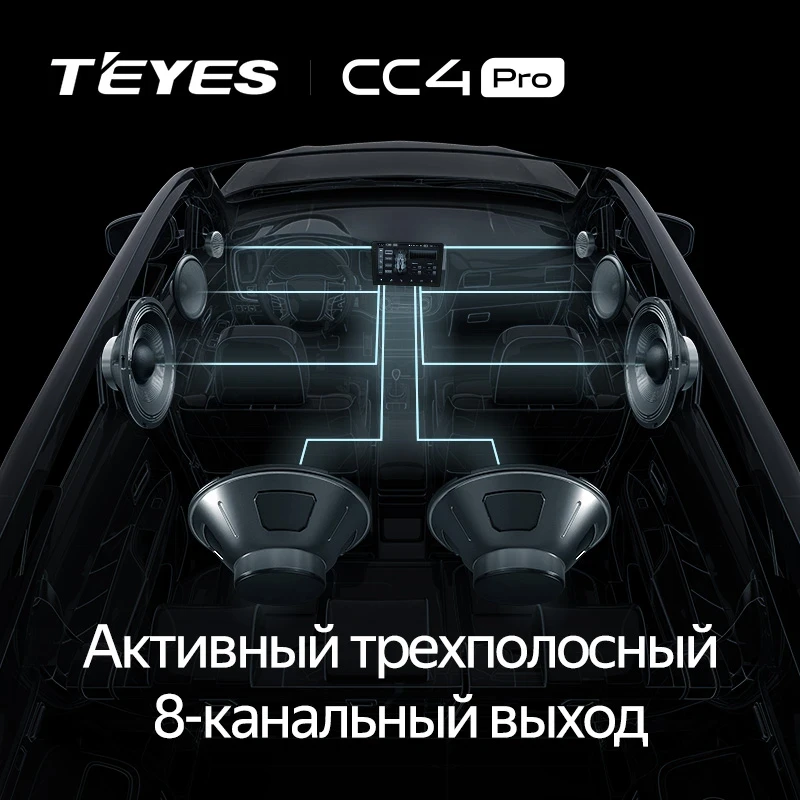 Штатная магнитола Teyes CC4 Pro 12/256 Toyota Vellfire (2008-2015)
