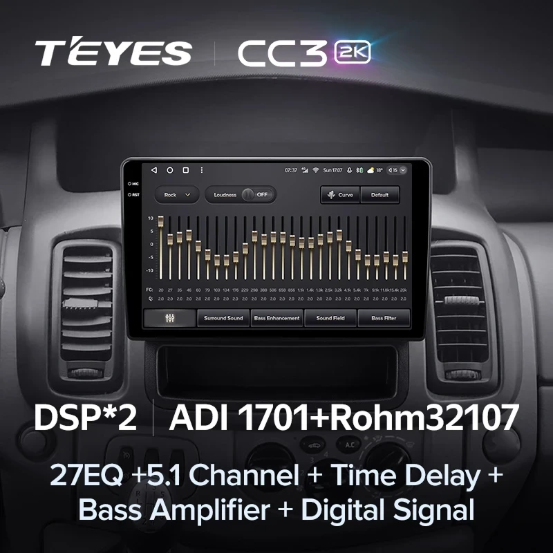 Штатная магнитола Teyes CC3 2K 4/32 Opel Vivaro A (2006-2014) Тип-B