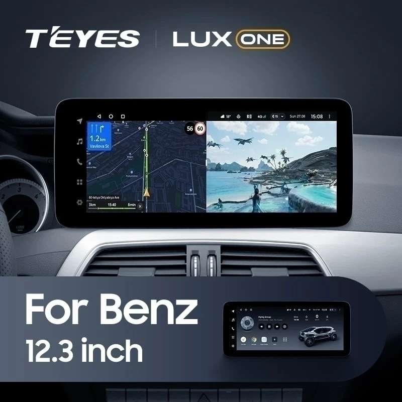 Штатная магнитола Teyes LUX ONE 6/128 Mercedes-Benz V-Class 3 W447 (NTG 5.0) (2014-2023)