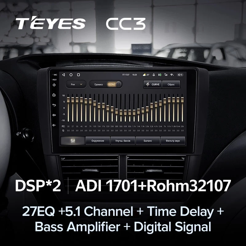 Штатная магнитола Teyes CC3 6/128 Subaru Impreza GH GE (2007-2011)