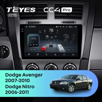 Штатная магнитола Teyes CC4 Pro 12/256 Dodge Avenger JS (2007-2010)