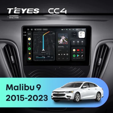Штатная магнитола Teyes CC4 6/64 Chevrolet Malibu 9 (2015-2023) F1