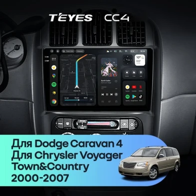 Штатная магнитола Teyes CC4 6/64 Chrysler Voyager (2000-2007) Тип-B