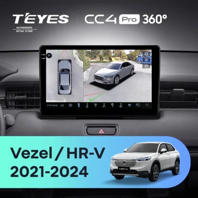 Штатная магнитола Teyes CC4 Pro 360 8/128 Honda Vezel 2 (2021-2024)