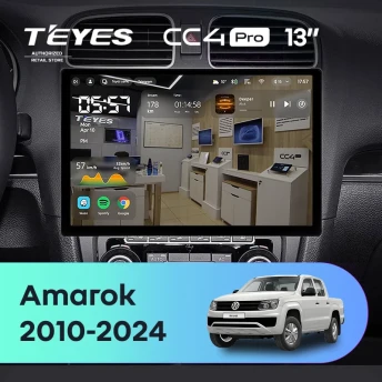 Штатная магнитола Teyes CC4 Pro 12/256 Volkswagen Amarok (2010-2024) (13")