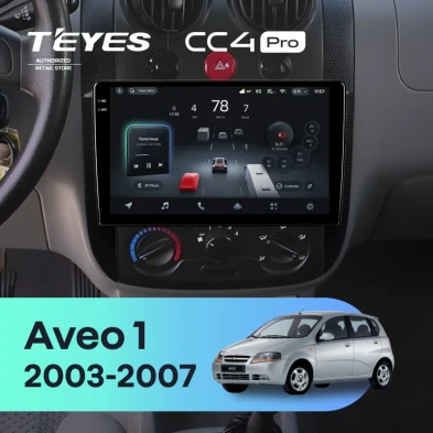 Штатная магнитола Teyes CC4 Pro 12/256 Chevrolet Aveo 1 T200 (2003-2007)