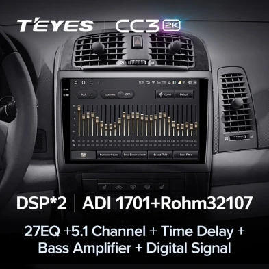 Штатная магнитола Teyes CC3 2K 4/32 Cadillac SRX (2003-2009)