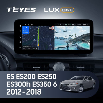 Штатная магнитола Teyes LUX ONE 4/64 Lexus ES ES200 ES250 ES300h ES350 XV60 VI 6 (2012-2018) Тип-A