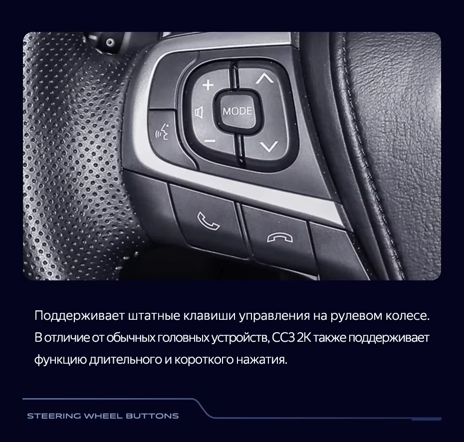 Штатная магнитола Teyes CC3 2K 4/32 Toyota Harrier XU60 (2013-2020) F1