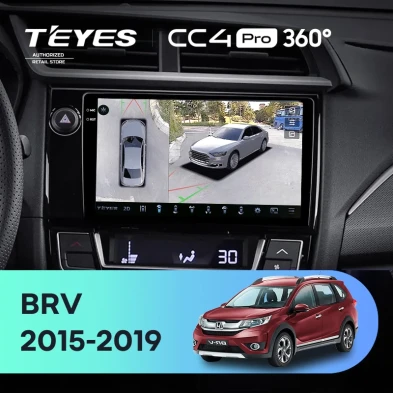 Штатная магнитола Teyes CC4 Pro 360 12/256 Honda BRV (2015-2019)