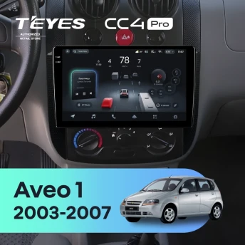 Штатная магнитола Teyes CC4 Pro 8/128 Chevrolet Aveo 1 T200 (2003-2007)