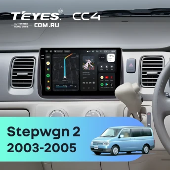 Штатная магнитола Teyes CC4 8/128 Honda Stepwgn 2 (2003-2005)