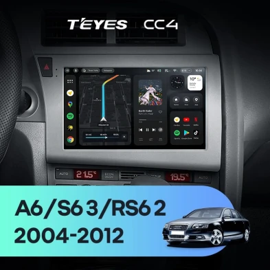 Штатная магнитола Teyes CC4 8/128 Audi A6 C6 (2004-2011)