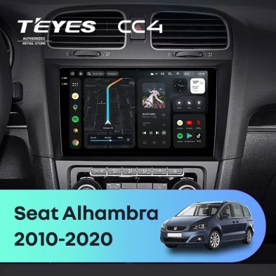 Штатная магнитола Teyes CC4 6/64 Seat Alhambra (2010-2020)