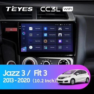 Штатная магнитола Teyes CC3L WiFi 2/32 Honda Jazz 3 (2013-2020) Тип-A