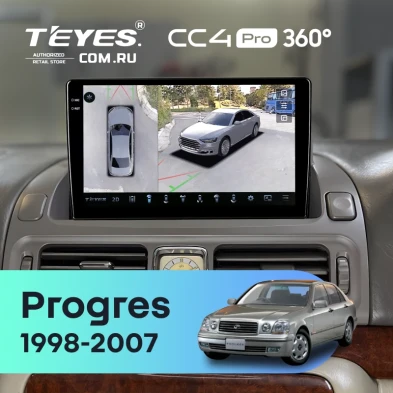 Штатная магнитола Teyes CC4 Pro 360 12/256 Toyota Progres (1998-2007)