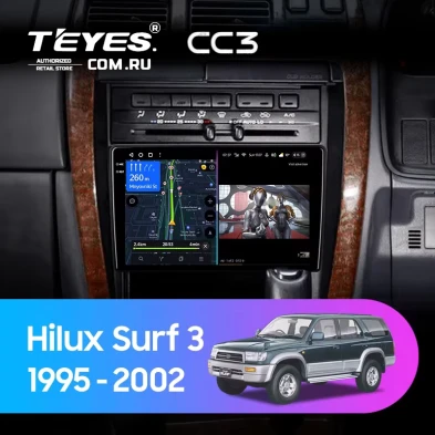 Штатная магнитола Teyes CC3 4/32 Toyota Hilux Surf 3 N180 (1995-2002 ) Правый руль